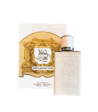 Ard Al Khayam Perfume: AHLAM AL ARAB White Edition (80ml) - MyBakhoor