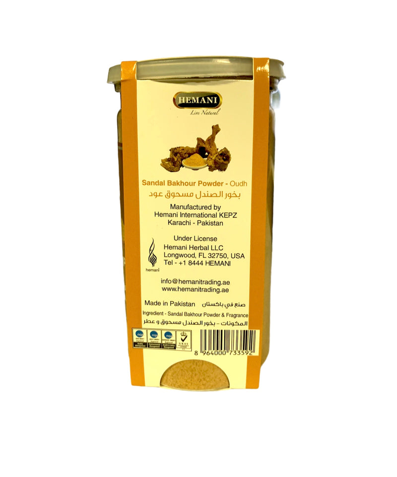 Sandal Bakhour Powder- Oudh (Jar) 200g - MyBakhoor