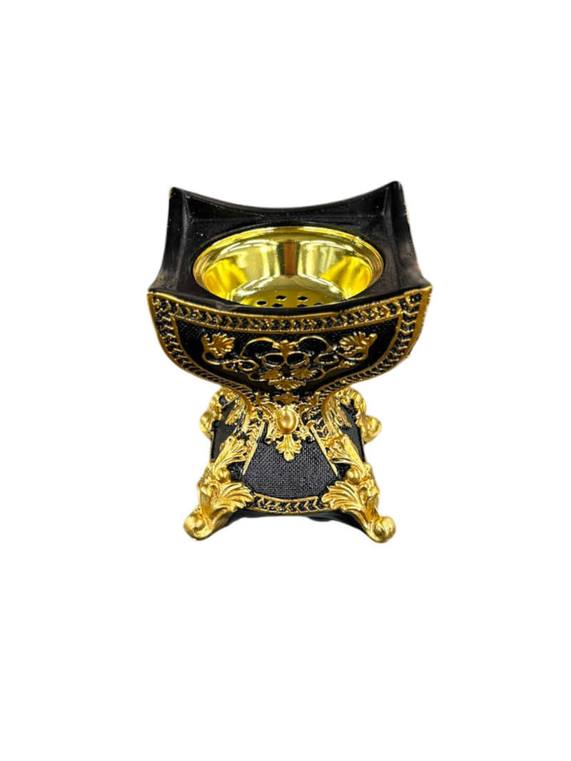 Mabkhara: Sm. Plaster Chalice - Black