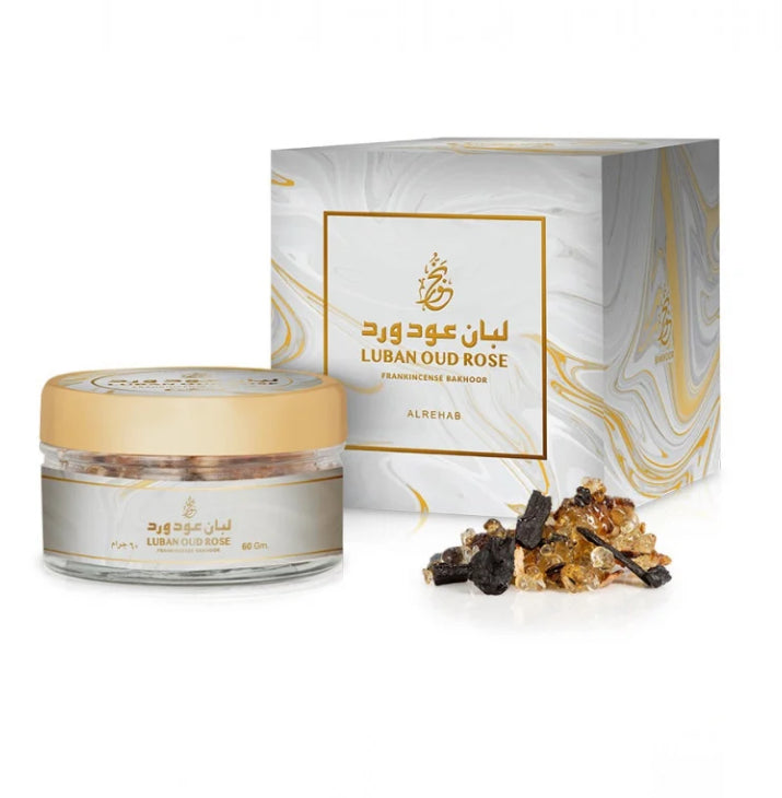 Rehab: Bakhoor Luban Oud Rose 60g