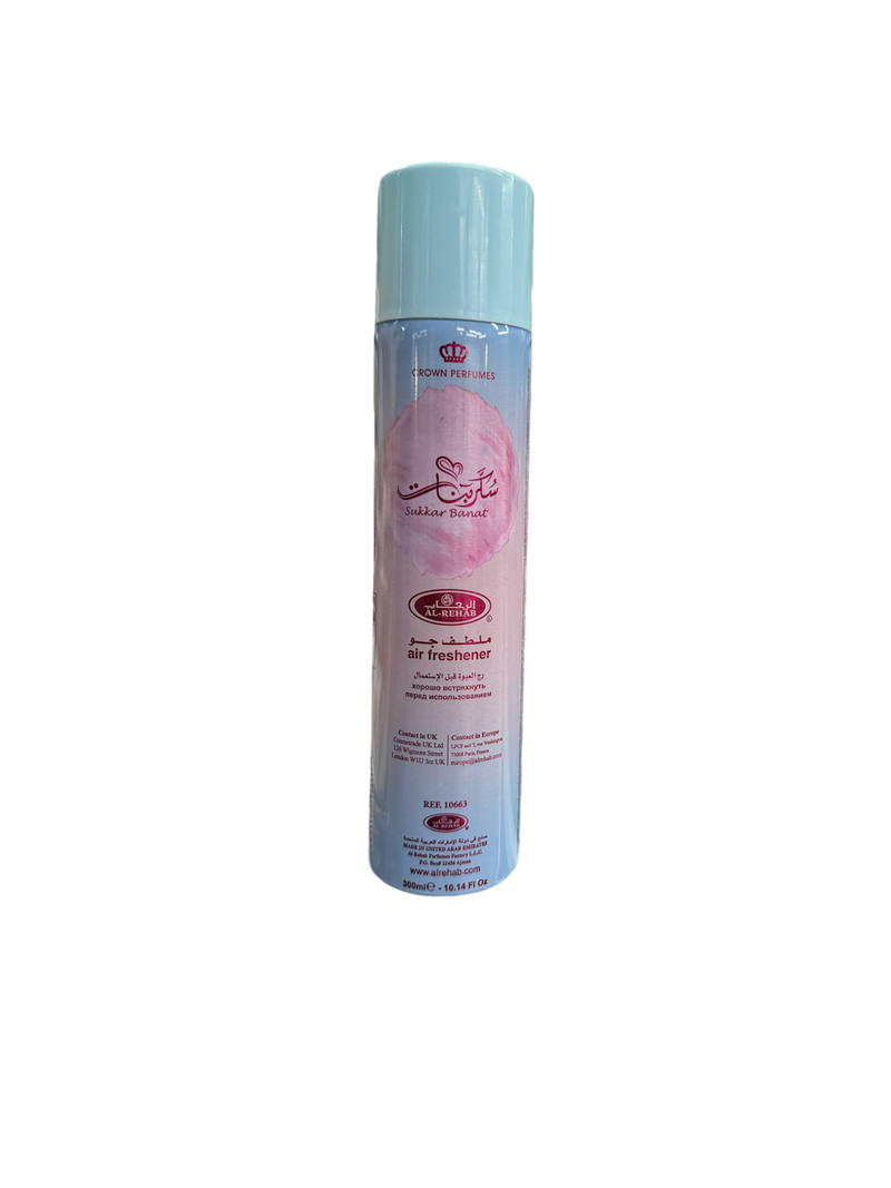 Sukar Banat- Al Rehab Air Freshener 300ml