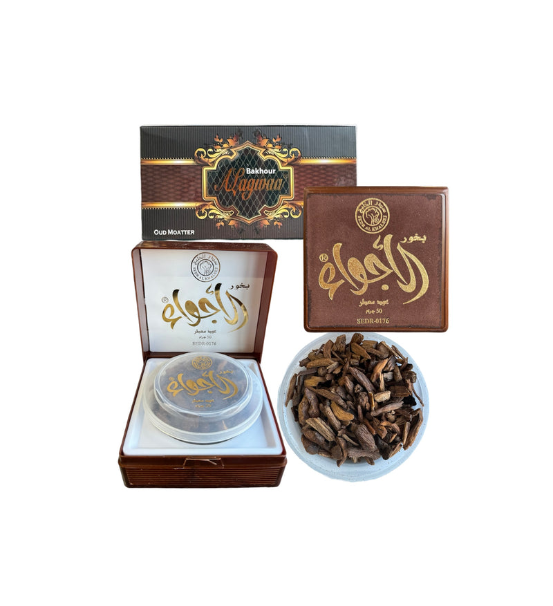 Al Agwaa Oud Muattar (50gm)