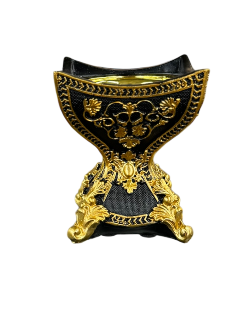 Mabkhara: Sm. Plaster Chalice - Black