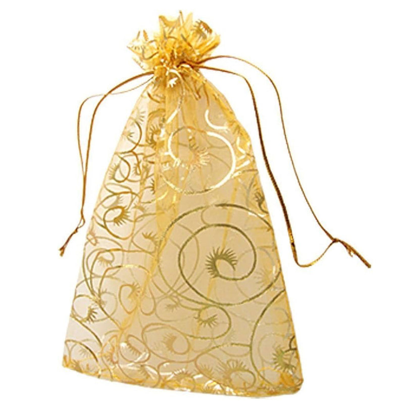 Empty Gold Gift Bags/Pouch 4x5