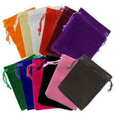 Empty Velvet Bags/Pouch 3x4