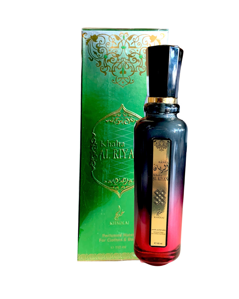 Khalta Al Riyan: Perfumed Water Spray (110ml) - MyBakhoor