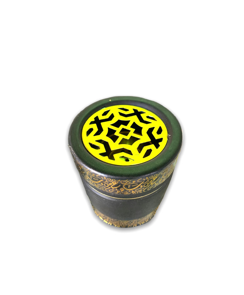Mabkhara: LARGE-  Cylinder Shape (Black) - MyBakhoor