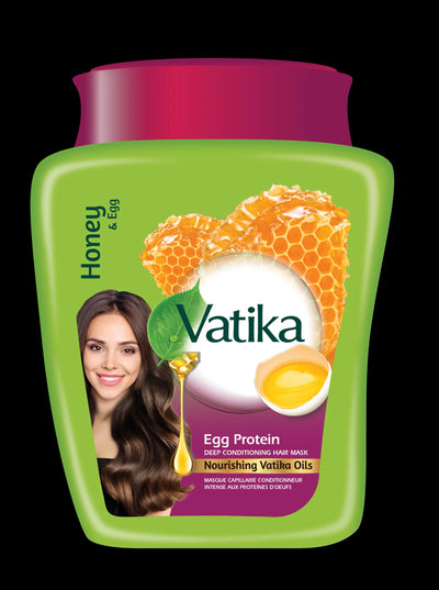 Vatika Hair Mask- Honey & Egg 500g - MyBakhoor