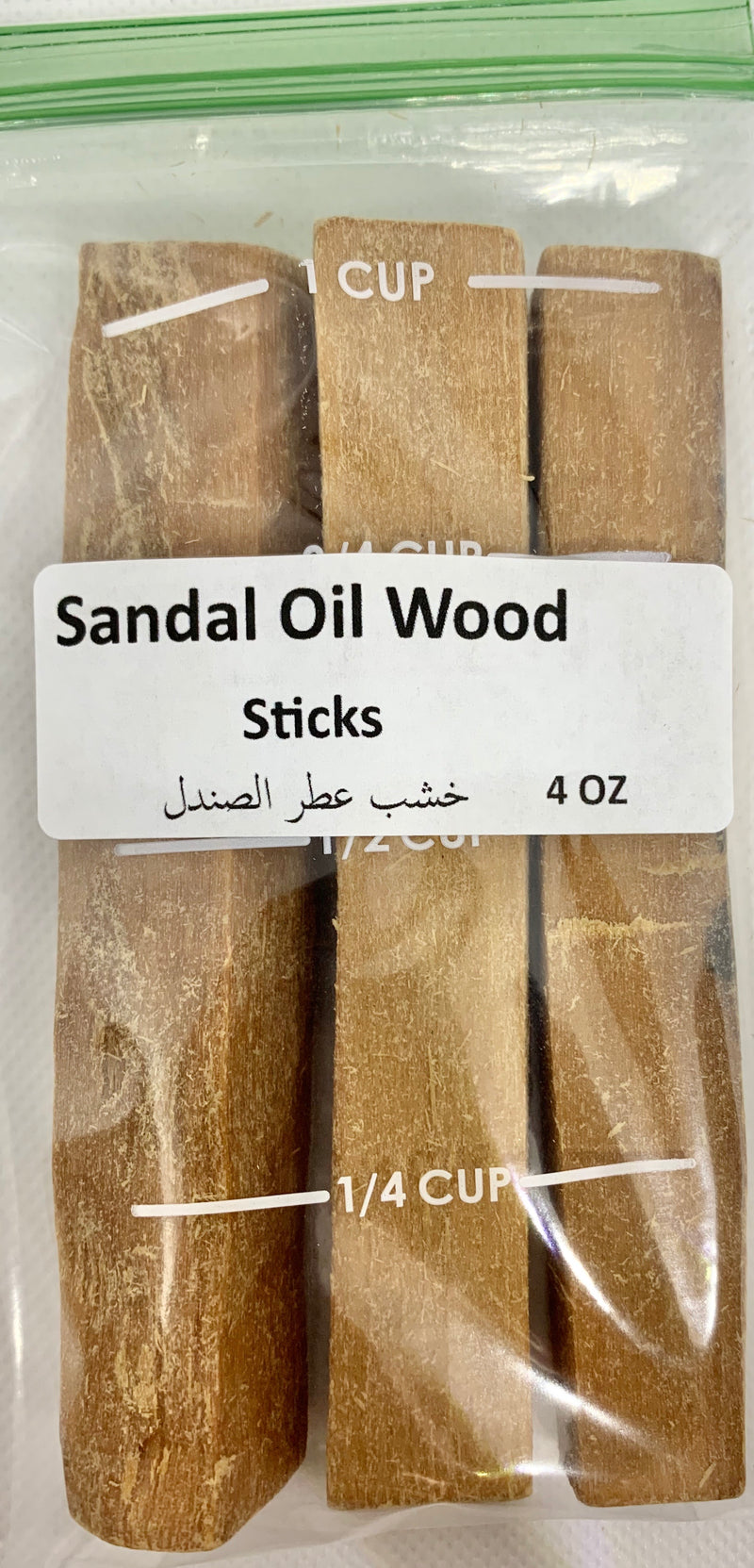 Sandal Oil Wood Sticks / Logs 120g  (4oz) - MyBakhoor