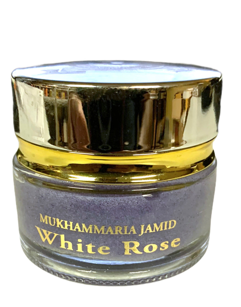 Ard Al Khayam:  Mukhamaria Jamid- White Rose Cream 30g - MyBakhoor
