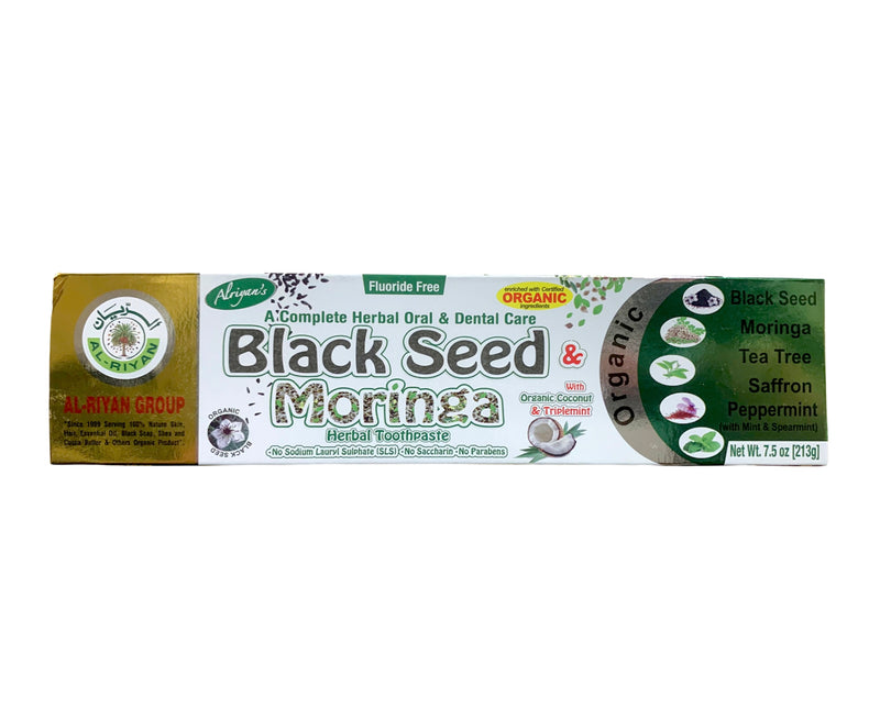 Toothpaste: Black Seed Moringa Herbal Toothpaste 213g - MyBakhoor