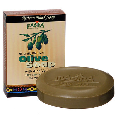 Madina: Olive Soap Bar-  With Aloe Vera (3.5oz) - MyBakhoor