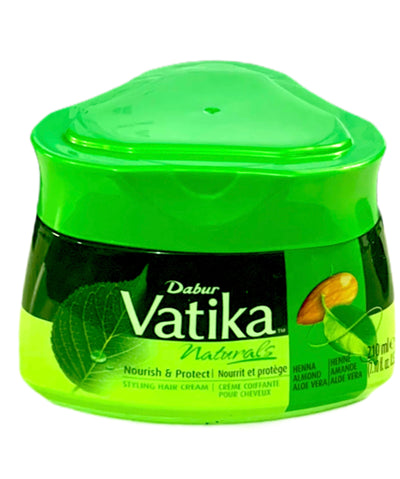 Vatika Hair Cream- Henna Almond Aloe Vera 210ml - MyBakhoor