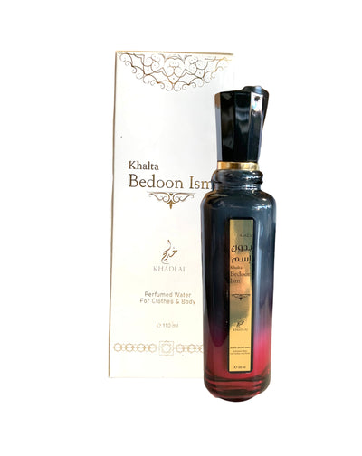 Khalta Bedoon Ism: Perfumed Water Spray (110ml) - MyBakhoor