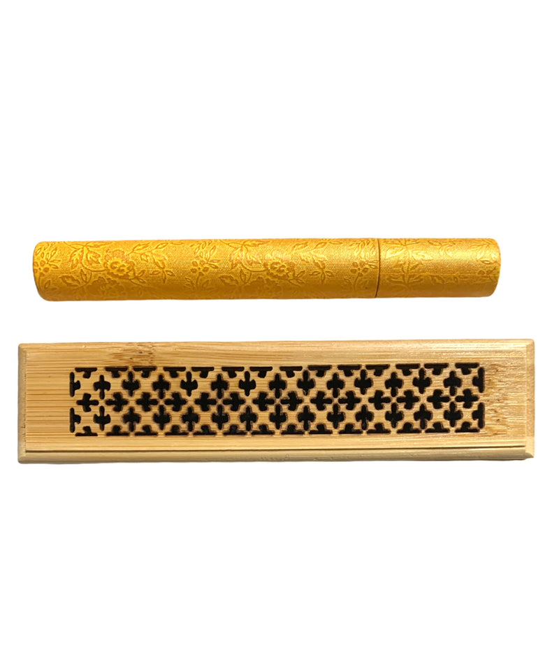 Incense Stick Bakhoor Burner- Wooden Case - MyBakhoor