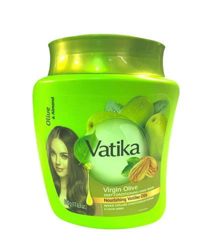 Vatika Hair Mask- Olive & Almond 500g - MyBakhoor