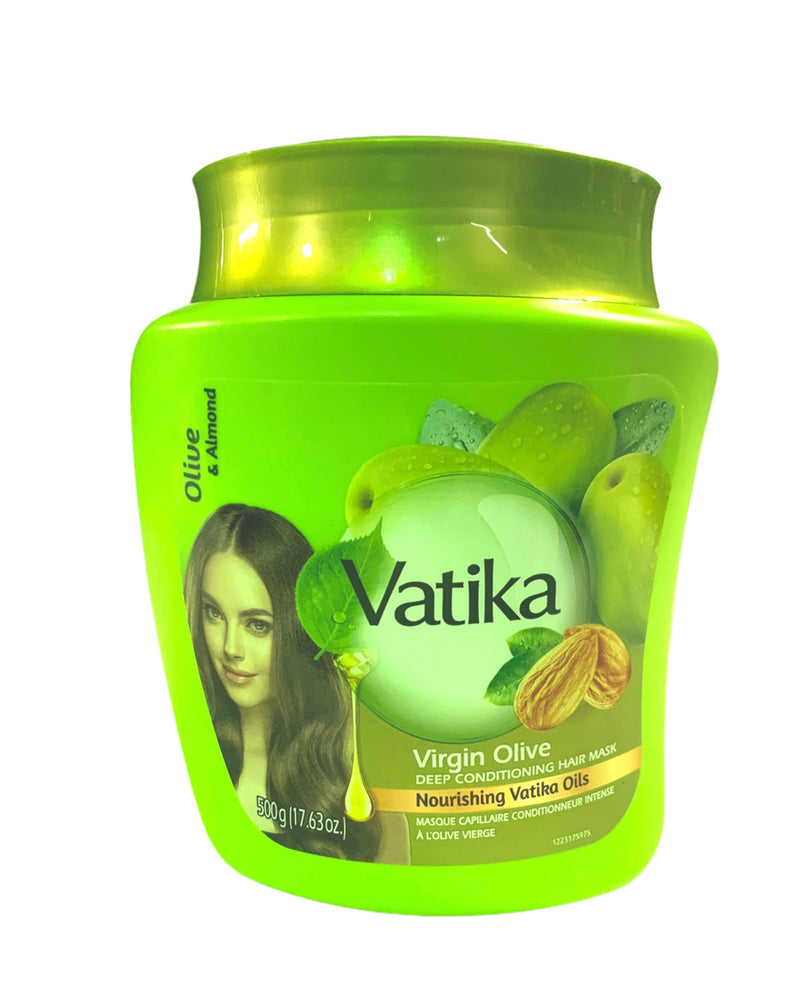 Vatika Hair Mask- Olive & Almond 500g - MyBakhoor